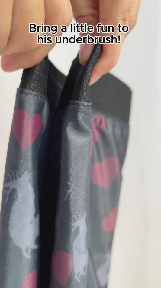 Du bringst mich zum Lächeln – Personalisierte Jagd-Boxershorts für Herren