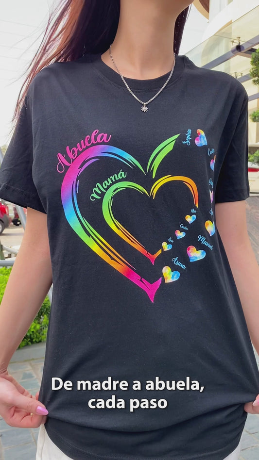 Bendecido De Ser llamado – Personalisiertes Oma-T-Shirt und Kapuzenpullover