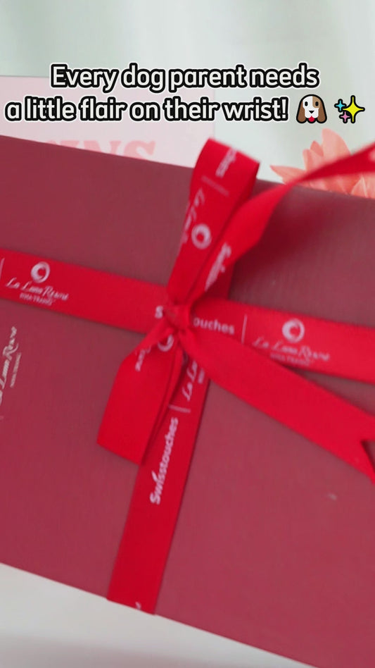 Meilleur papa/maman de chien au monde - Bracelet Apple Watch personnalisé pour chien