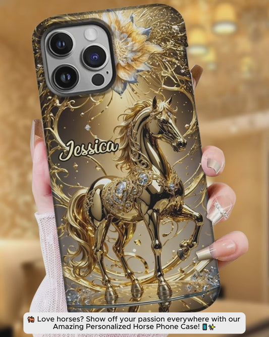 Amazing Horse - Personalized Horse Full Print Phone Case
