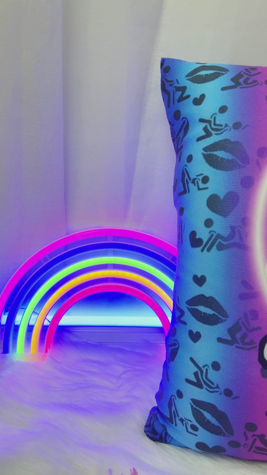 Tonight Who Hoo - Personalized Couple Throw Pillow