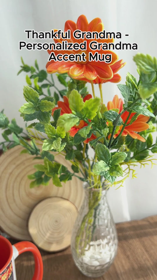 Mug personnalisé « Grand-mère reconnaissante »