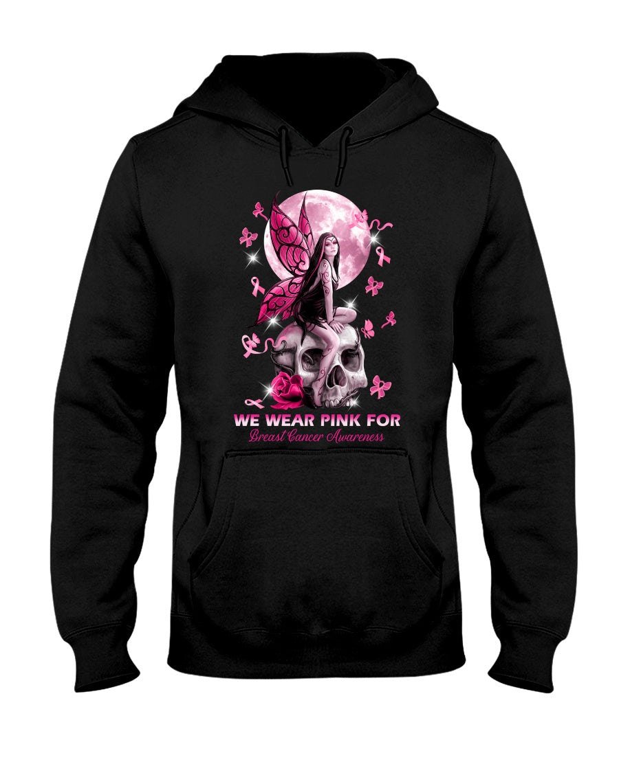 Nous portons du rose pour la sensibilisation au cancer du sein - T-shirt et sweat à capuche 0822
