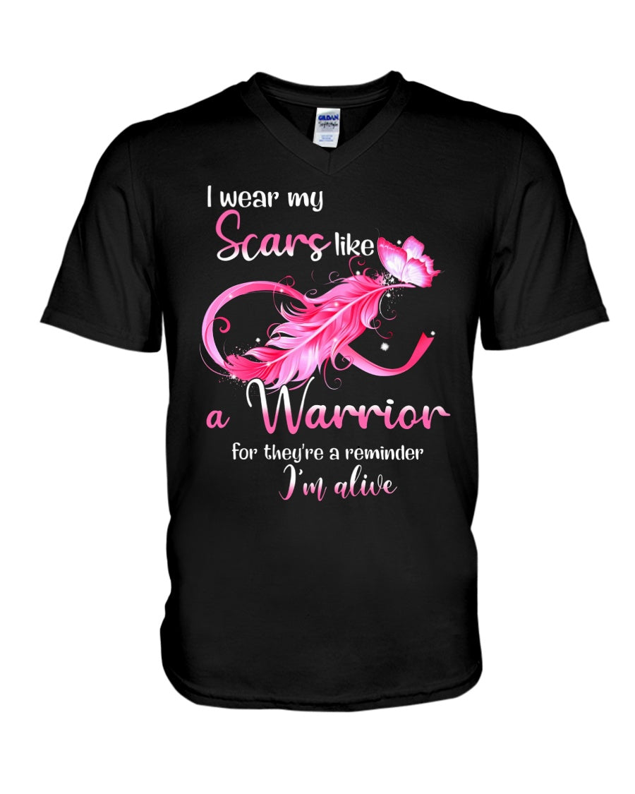 I Wear Pink For Breast Cancer - Breast Cancer Awareness T-shirt and Hoodie 0822