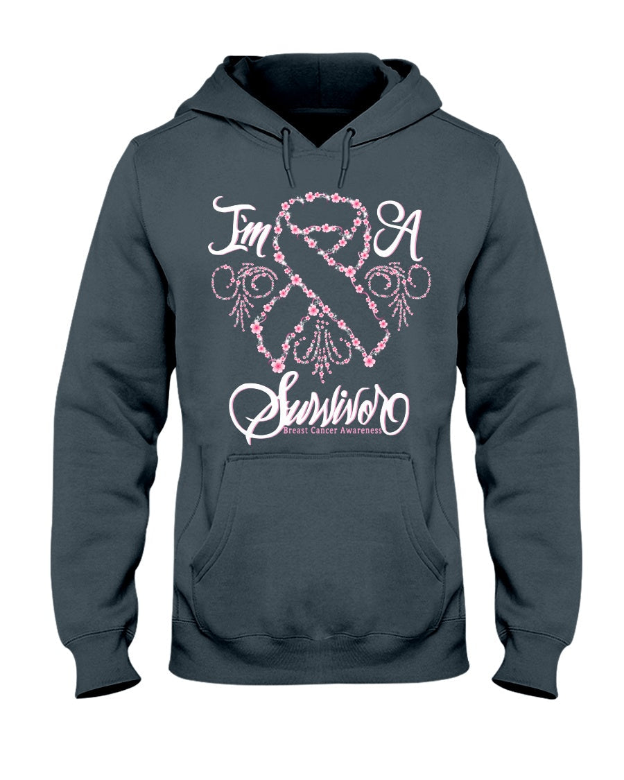 I'm A Survivor - Breast Cancer Awareness T-shirt and Hoodie 0822