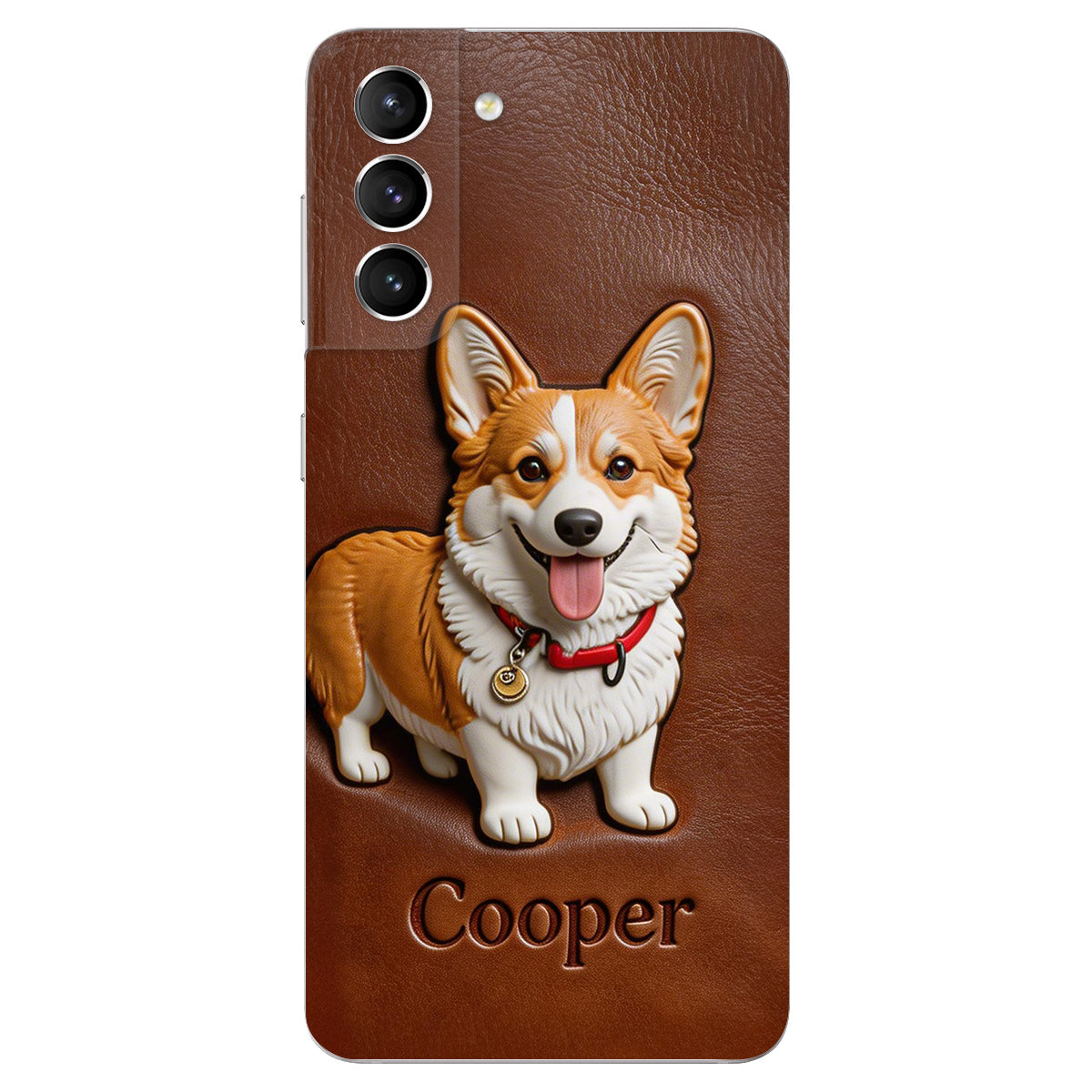 Custom Any Photo - Personalized Dog Leather Phone Case