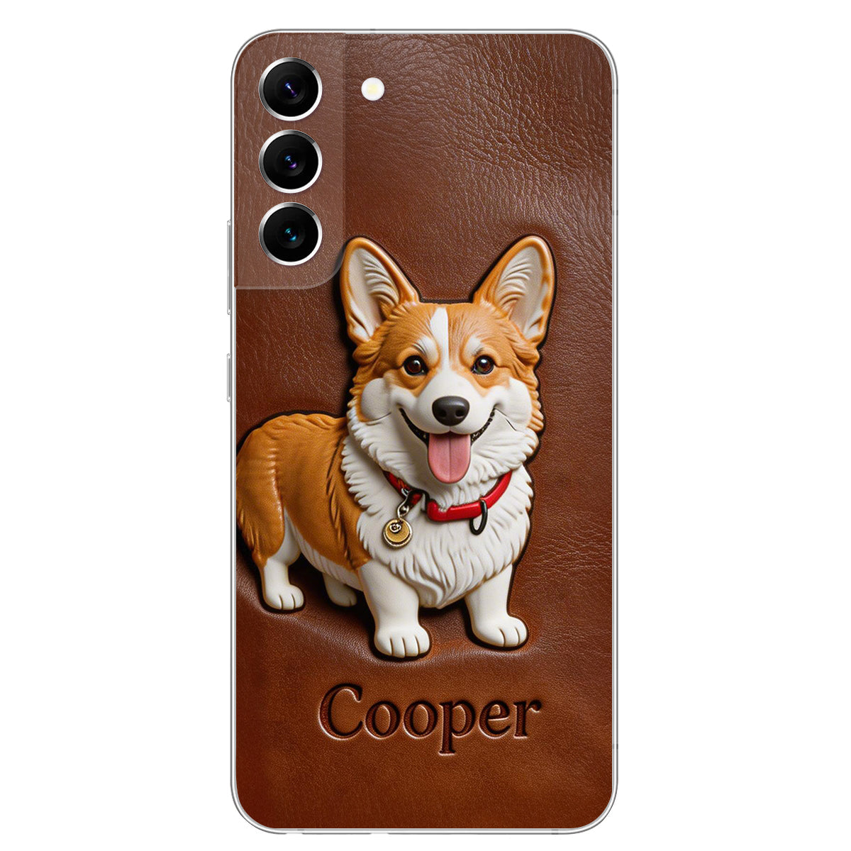 Custom Any Photo - Personalized Dog Leather Phone Case