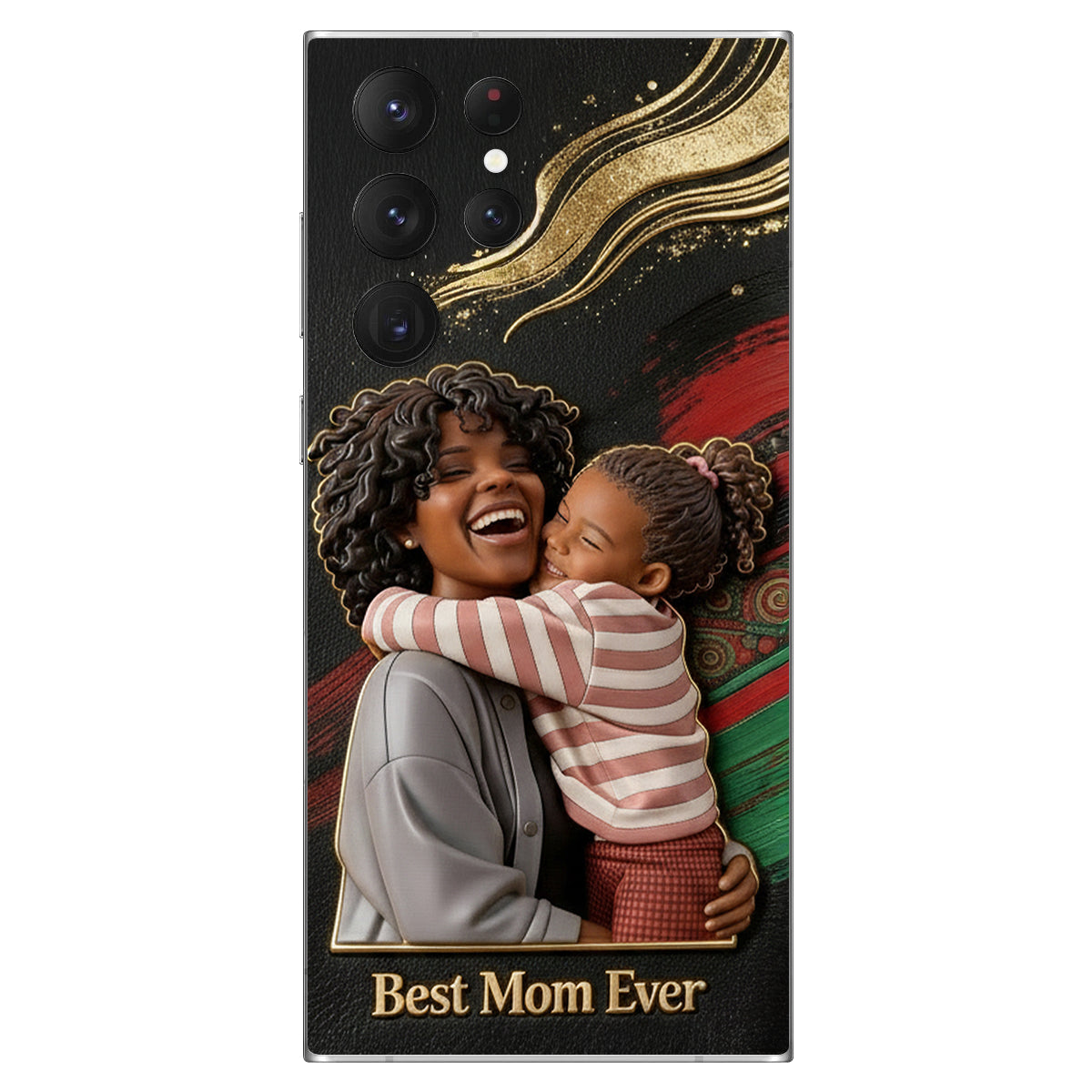 Fierté noire, Mois de l'histoire des Noirs - Étui de téléphone personnalisé en cuir afro-américain