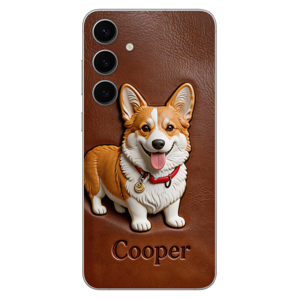 Custom Any Photo - Personalized Dog Leather Phone Case