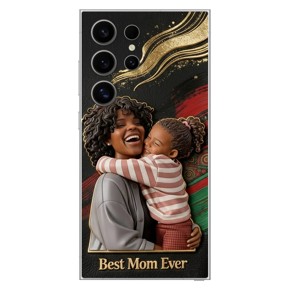 Fierté noire, Mois de l'histoire des Noirs - Étui de téléphone personnalisé en cuir afro-américain