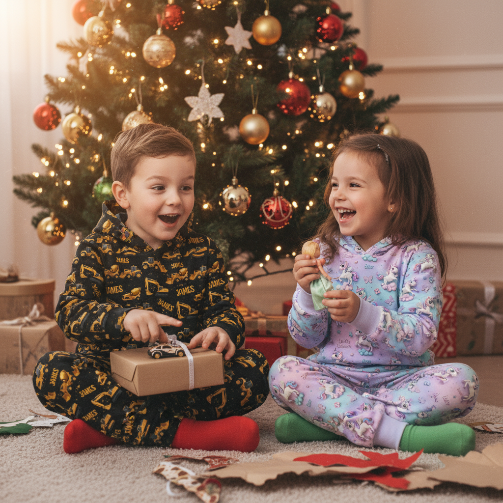 Construction Truck - Personalized Kid Kid Hoodie & Kid Jogger Sweatpants