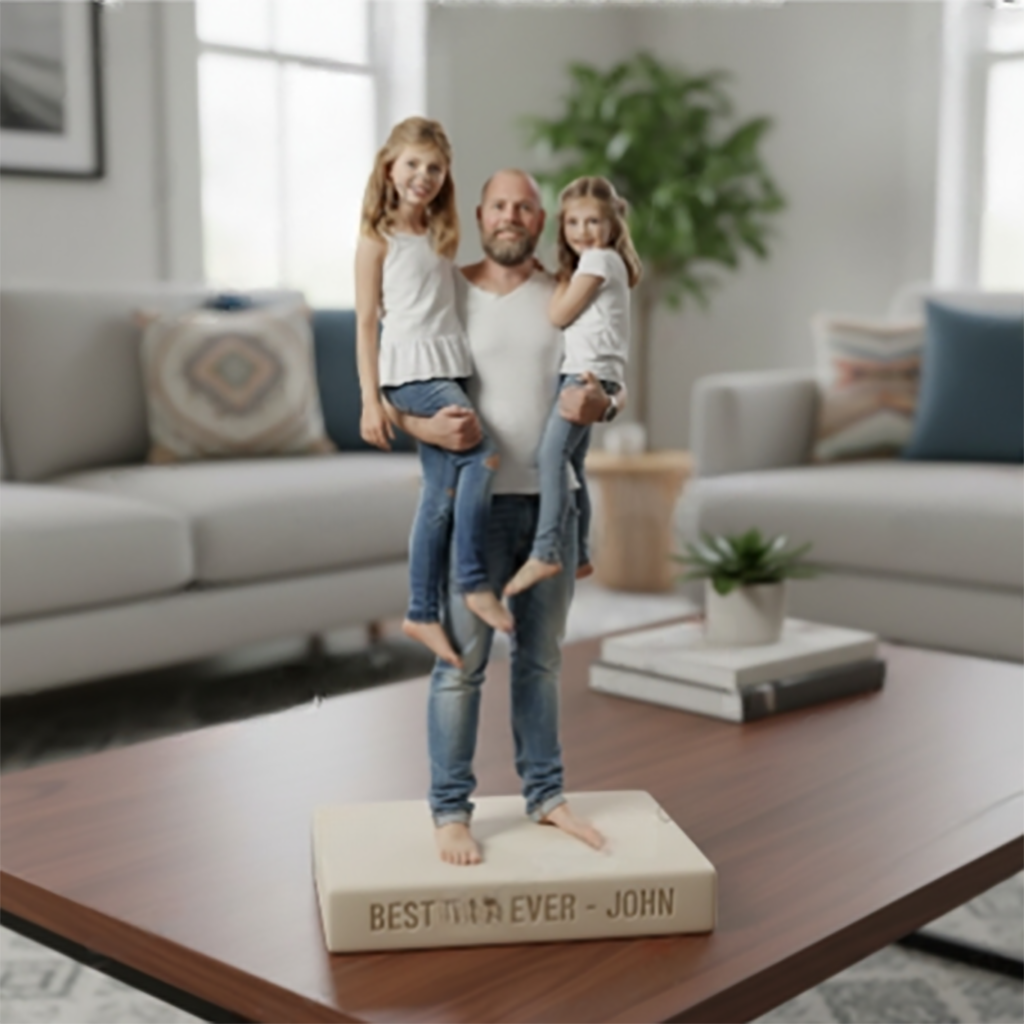 Personalisierte Foto-Plakette - Das beste Geschenk für Papa und Opa