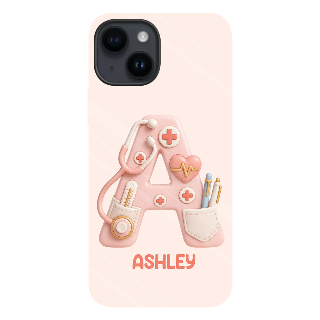 Nurse Alphabet Custom - Personalized Nurse Full Print Phone Case
