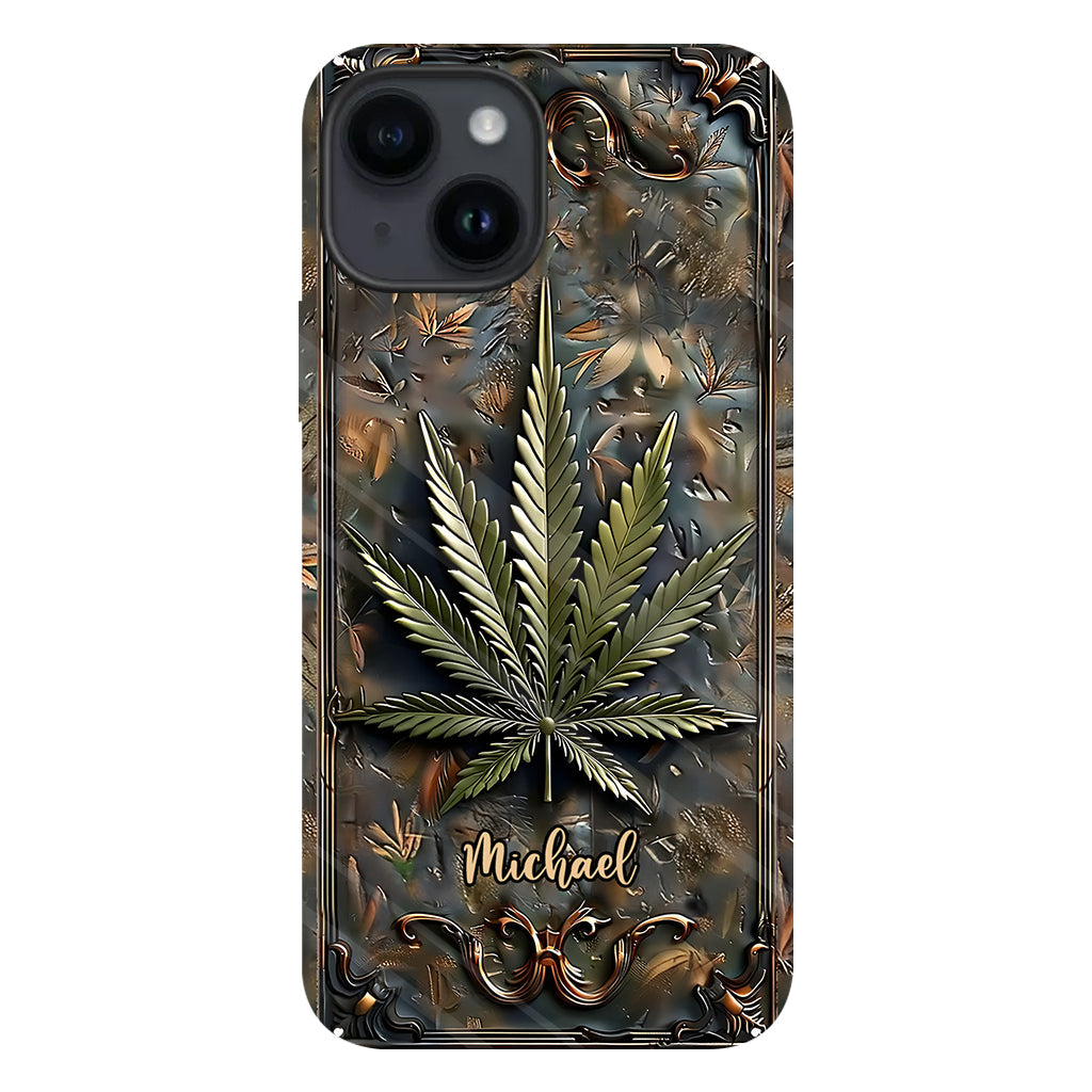 High Life - Coque de téléphone personnalisée avec impression intégrale sur le thème du cannabis