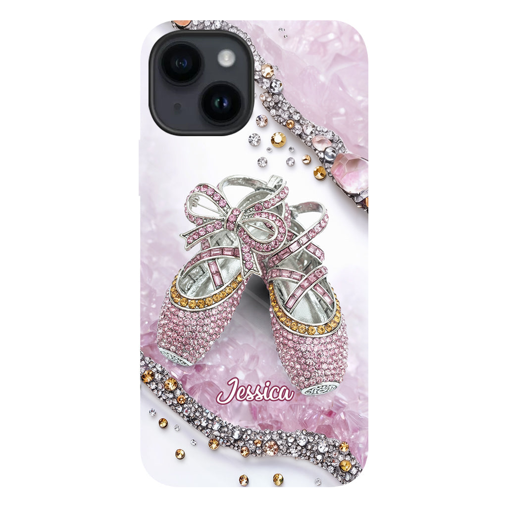 Chaussures de ballet mignonnes - Coque de téléphone personnalisée avec imprimé intégral de ballerine