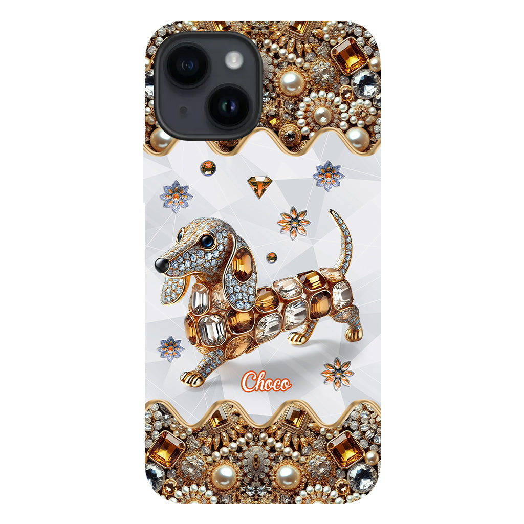 Love Dachshunds - Personalized Dog Full Print Phone Case