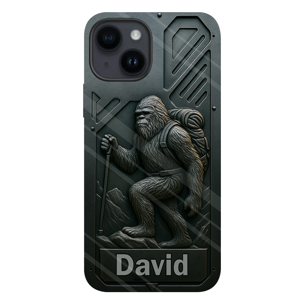 Sasquatch - Personalisierte Handyhülle mit Wandermotiv und Volldruck