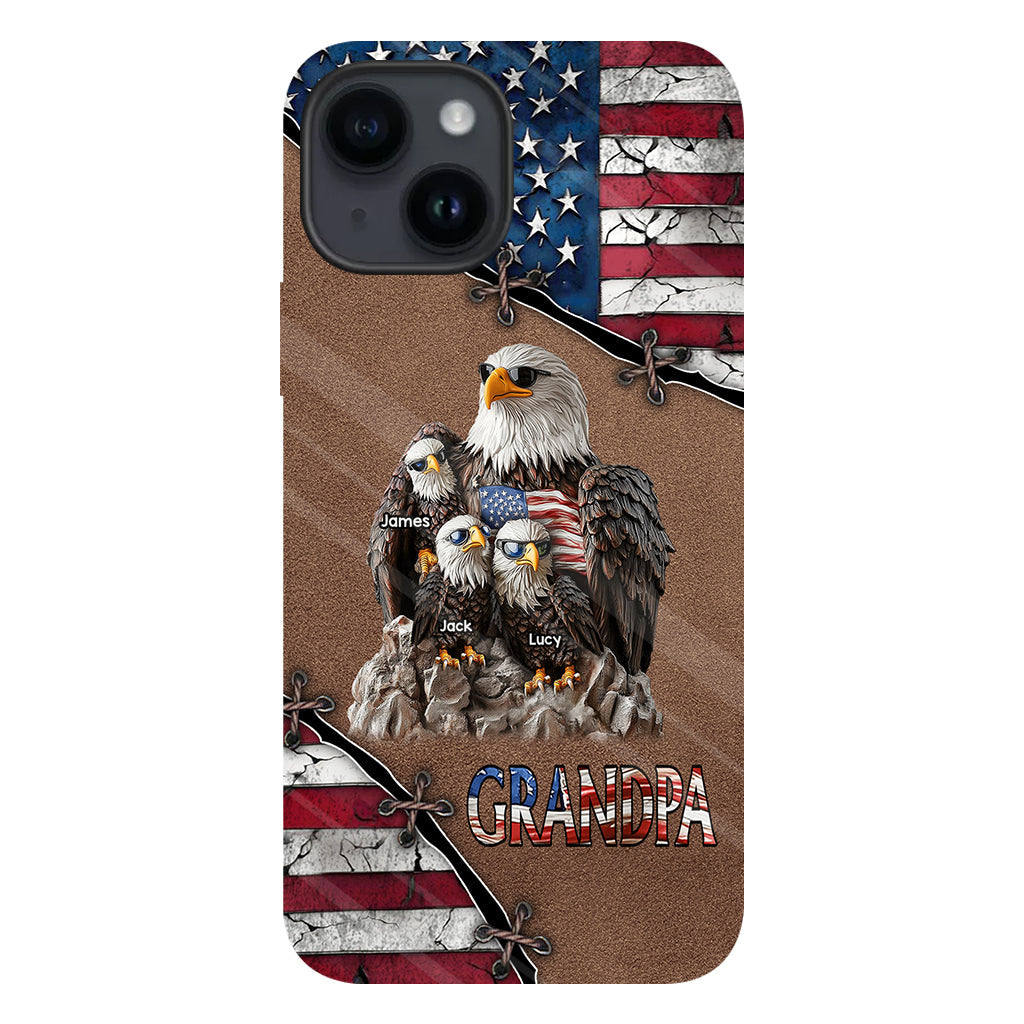 Strong Papa - Personalized Father Full Print Phone Case