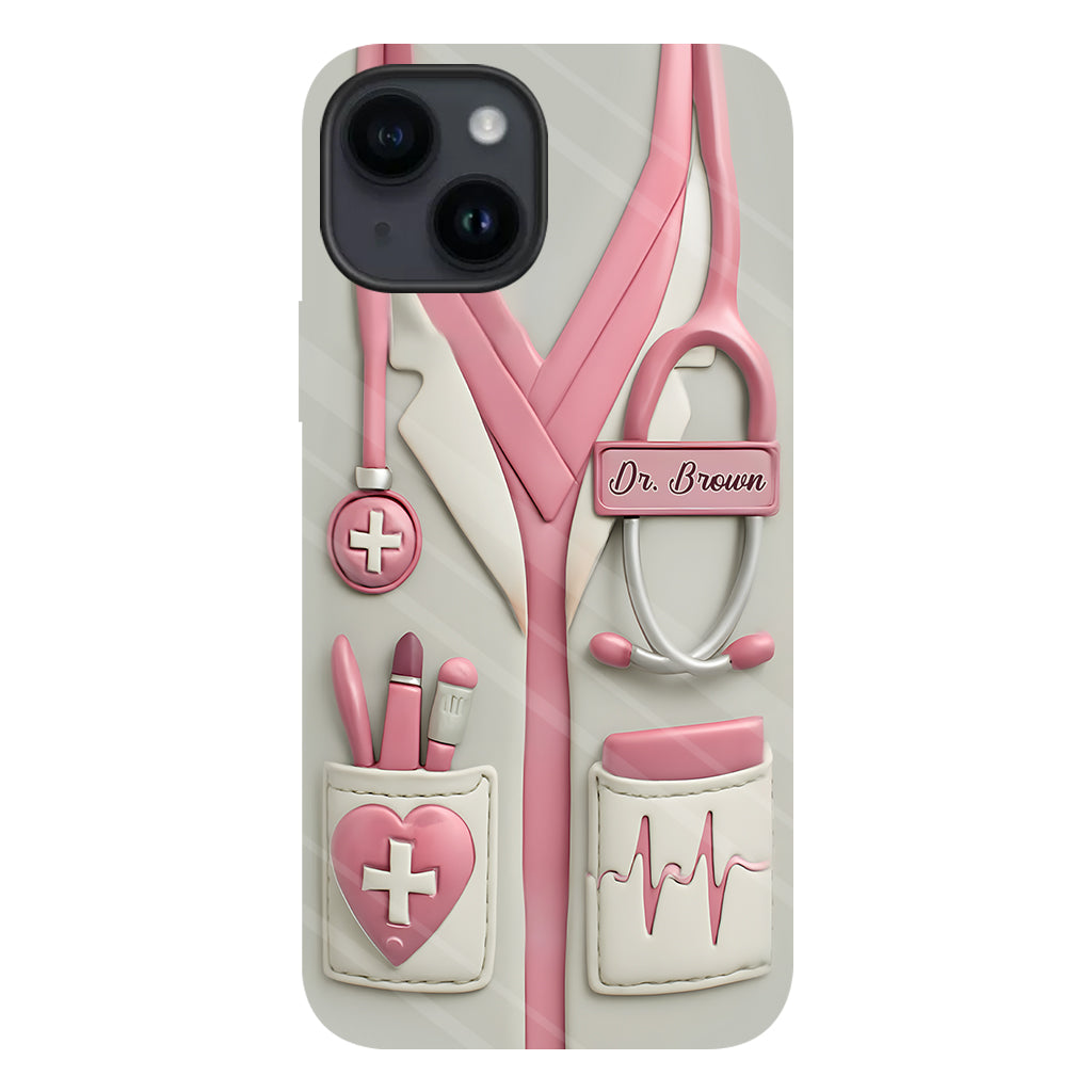 Celebrate Everyday Heroes With Medical Professional Gifts - Personalized Nurse Full Print Phone Case