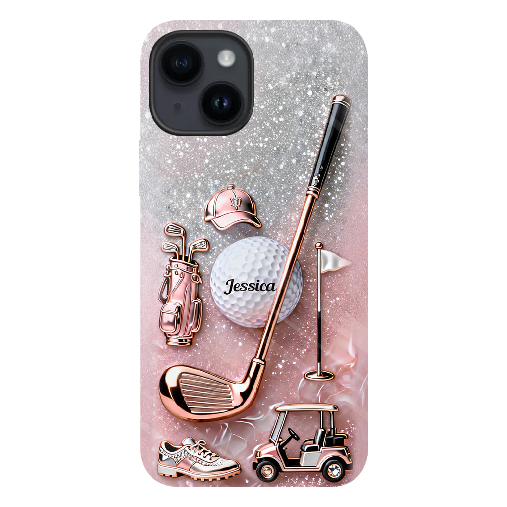 Passionné de golf ? Coque de téléphone personnalisée avec imprimé golf intégral