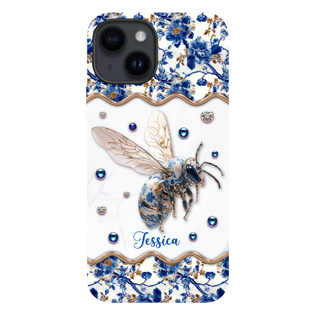 Toile de Jouy Abeille - Coque de téléphone personnalisée avec imprimé abeille