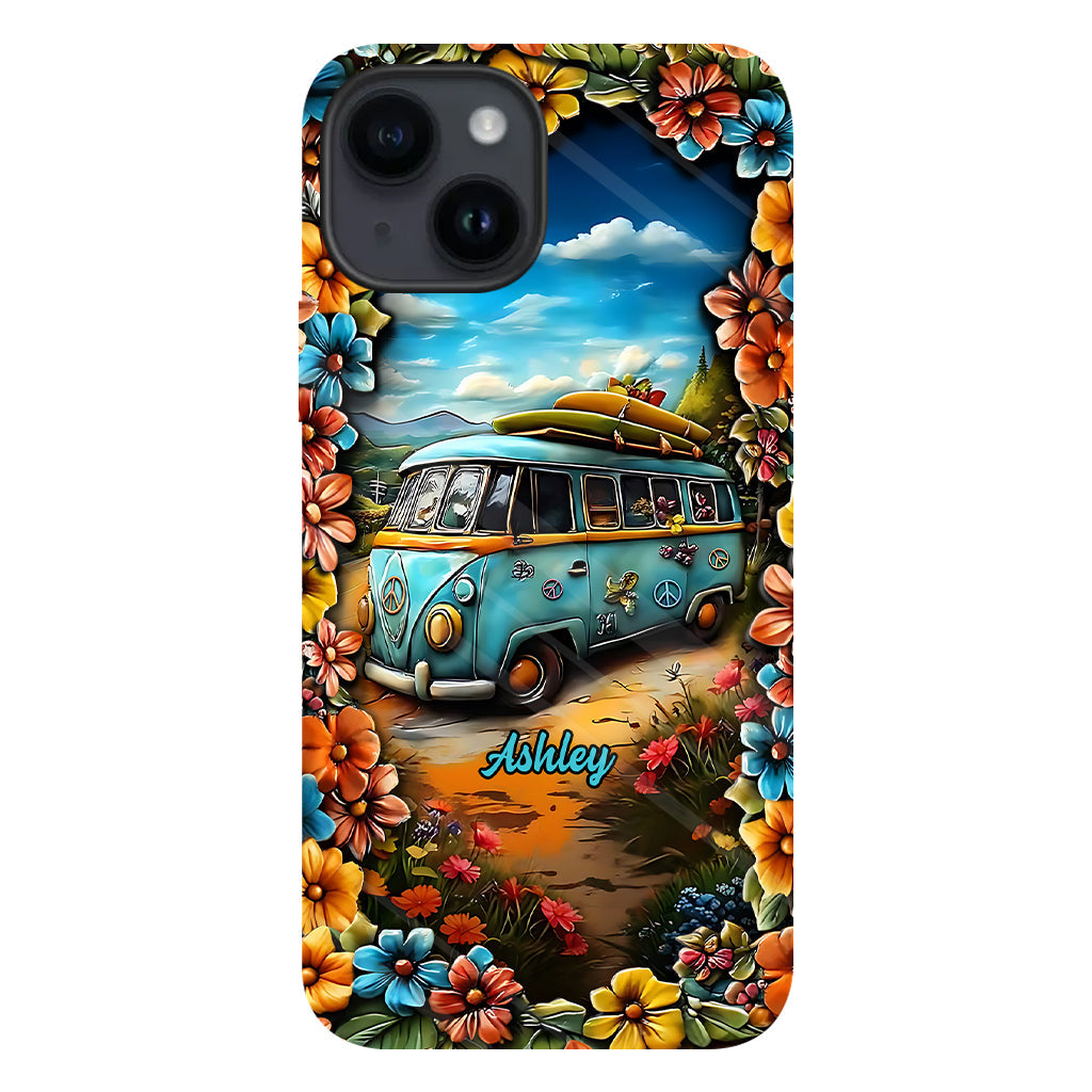 Hippie Van - Personalized Hippie Full Print Phone Case