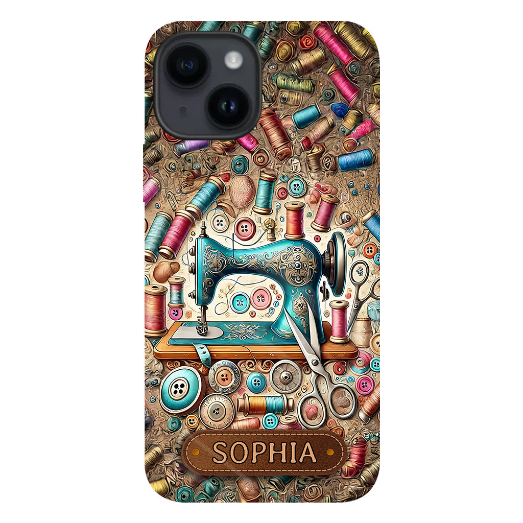 Coque de téléphone personnalisée « Couture » ​​avec imprimé intégral