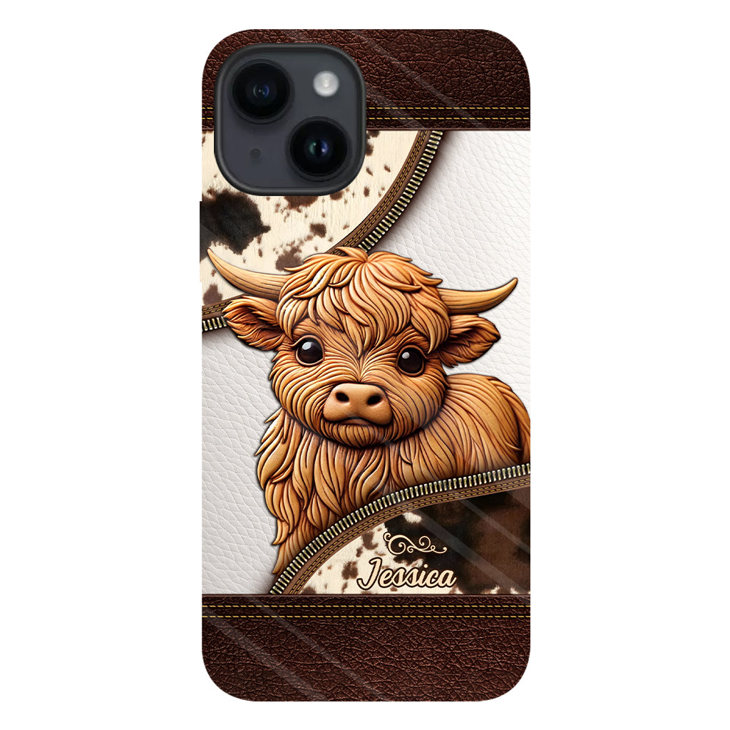 Love Highland Cows - Personalized Full Print Phone Case