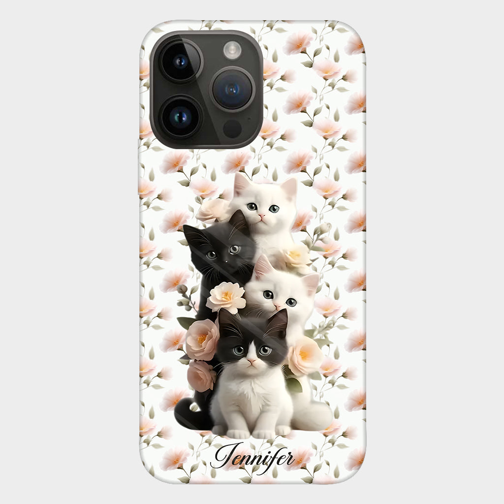 Cute Kittens - Personalized Cat Full Print Phone Case