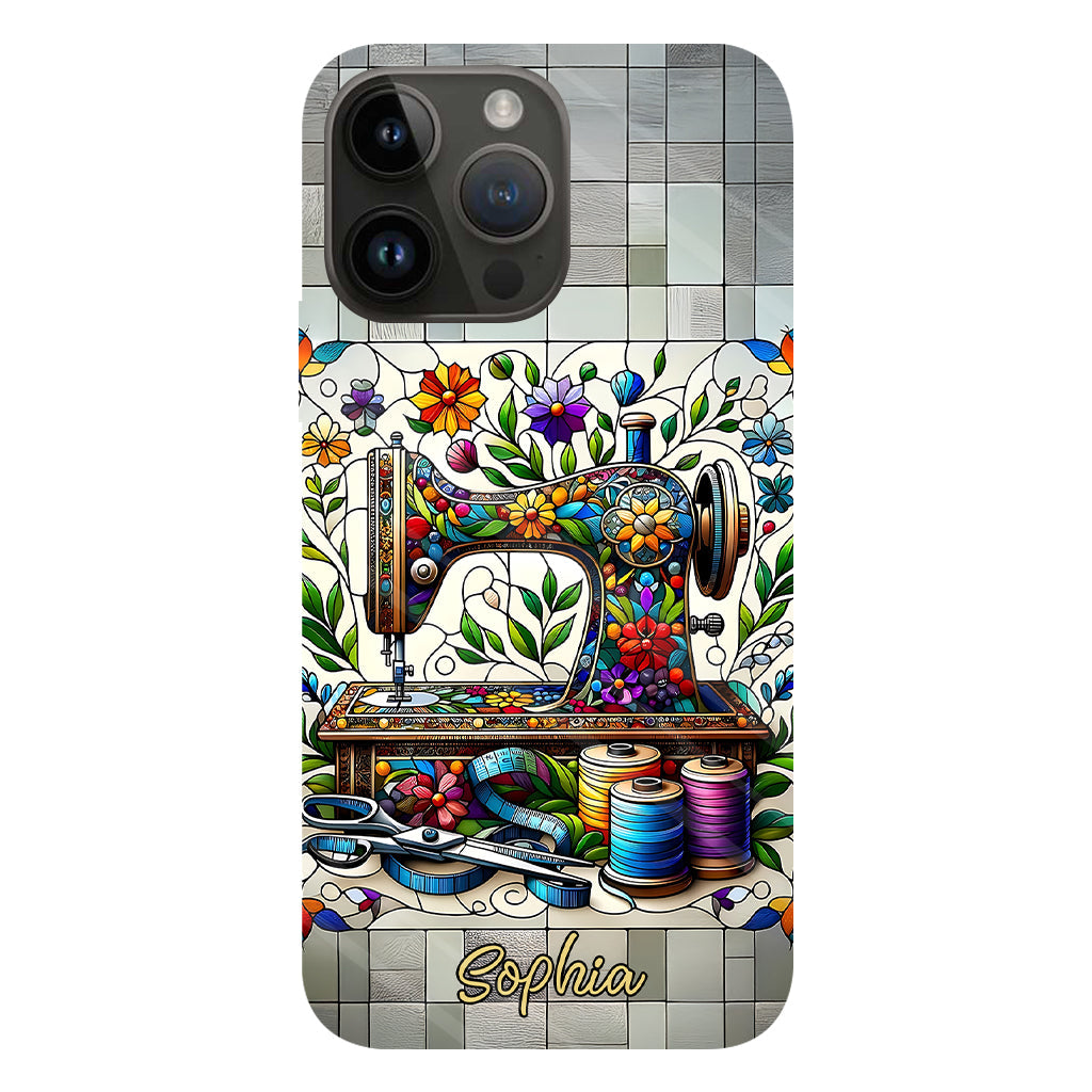 Coque de téléphone personnalisée « Couture » ​​avec imprimé intégral