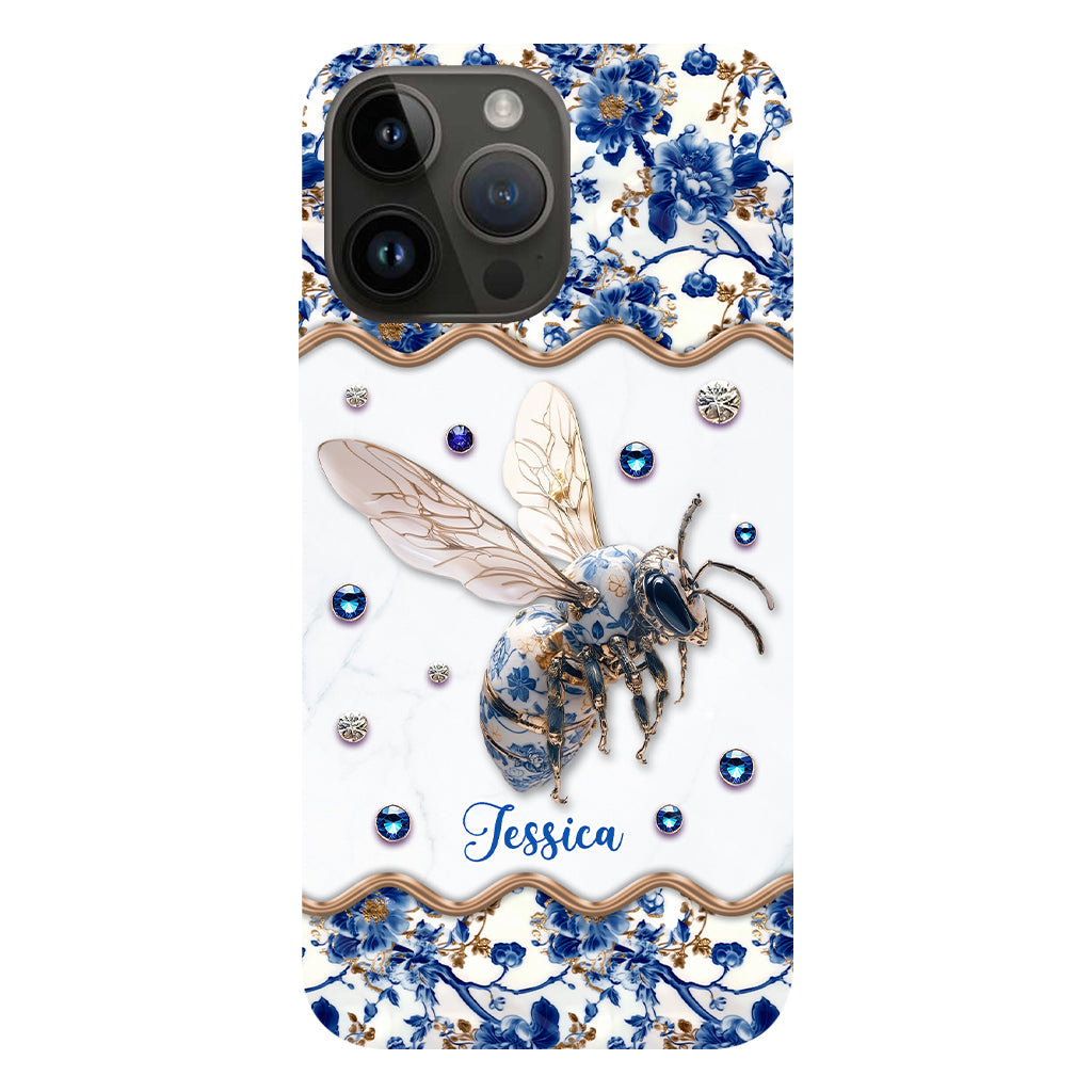Toile de Jouy Abeille - Coque de téléphone personnalisée avec imprimé abeille