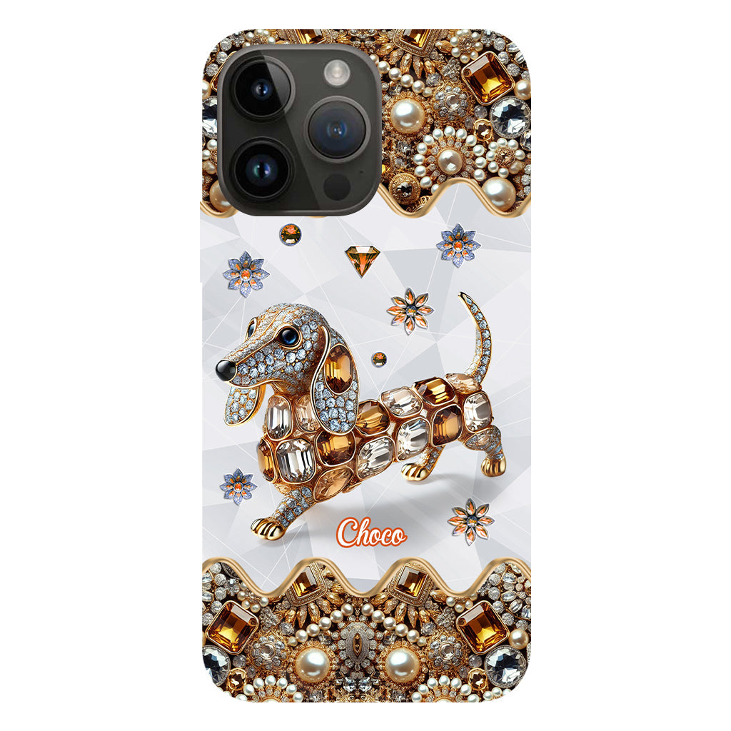 Love Dachshunds - Personalized Dog Full Print Phone Case
