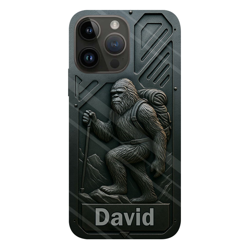 Sasquatch - Personalisierte Handyhülle mit Wandermotiv und Volldruck