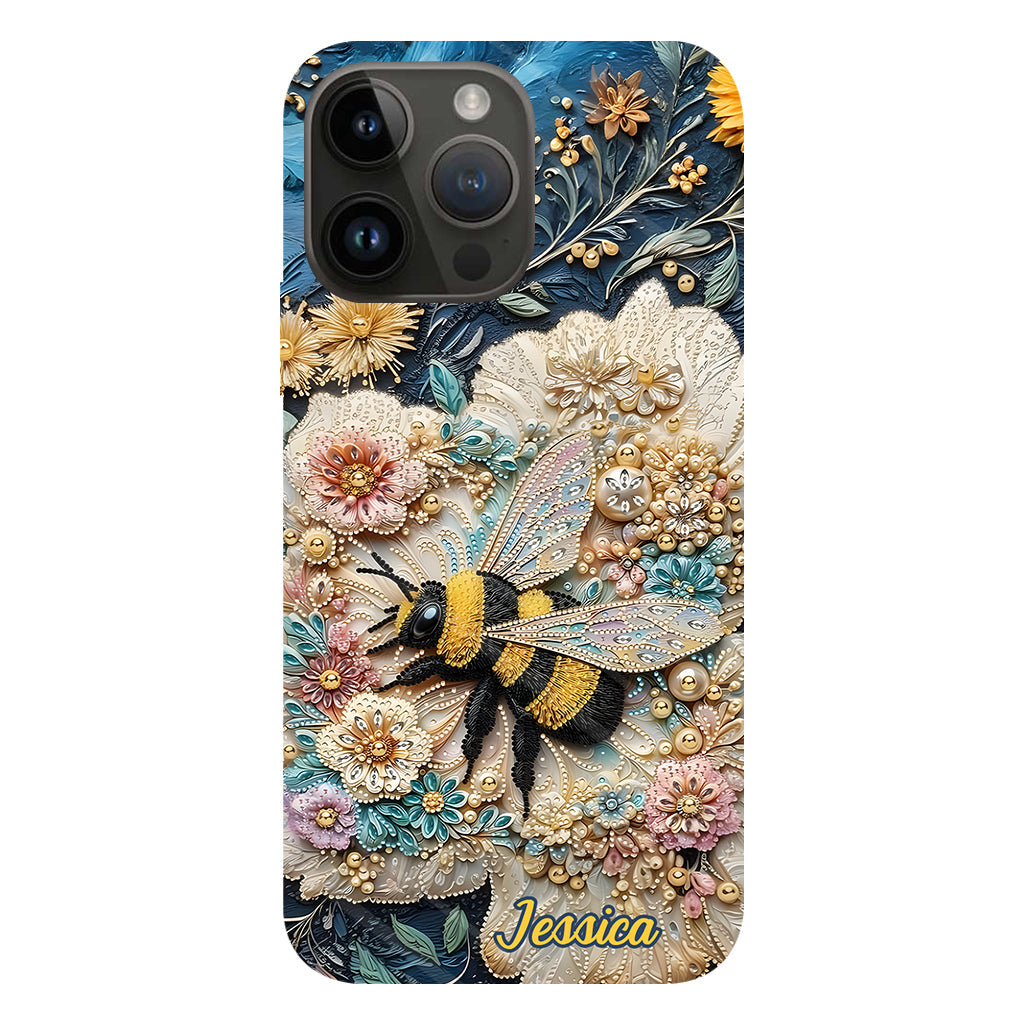 Bee Kind - Personalized Bee Full Print Phone Case