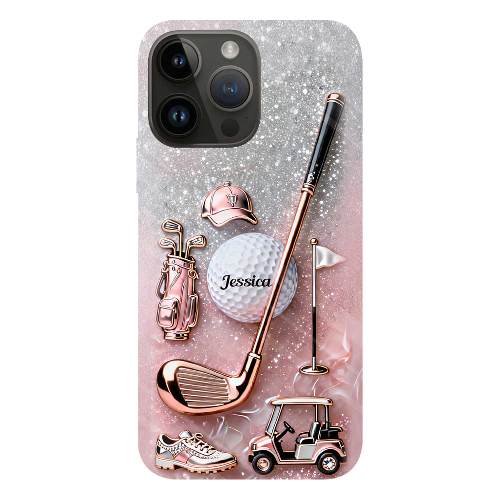 Passionné de golf ? Coque de téléphone personnalisée avec imprimé golf intégral