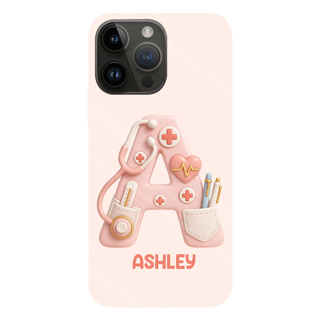 Nurse Alphabet Custom - Personalized Nurse Full Print Phone Case