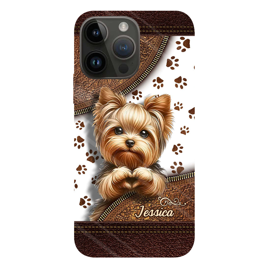 Cute Yorkshire Terrier - Personalized Dog Full Print Phone Case