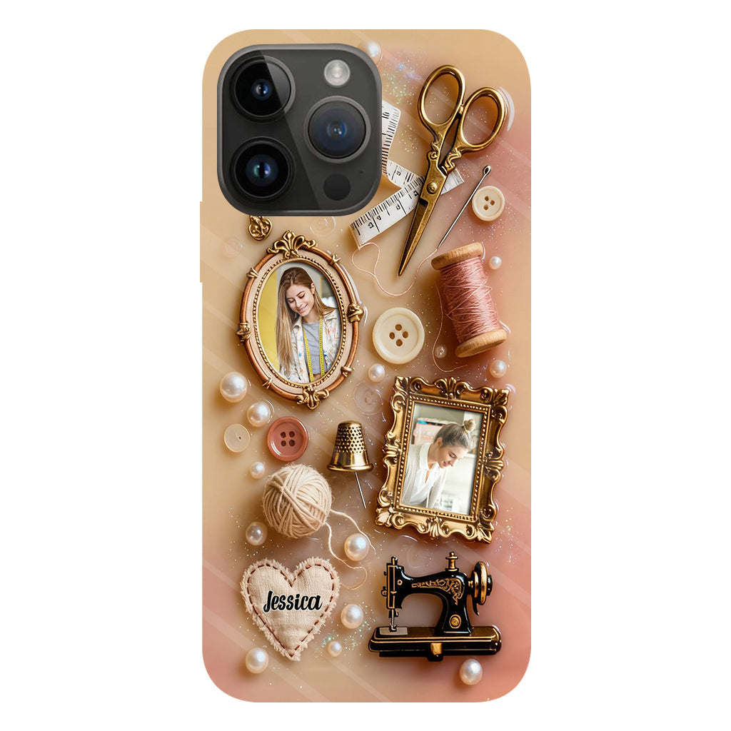 Love Sewing - Personalized Sewing Full Print Phone Case