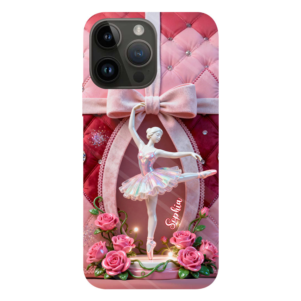 Just A Girl Who Loves To Dance - Personalized Ballet Full Print Phone Case