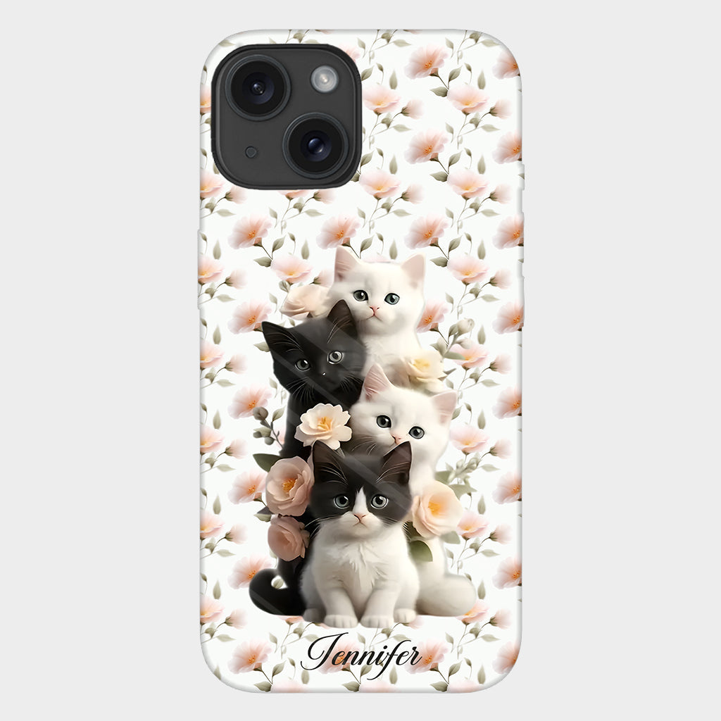 Cute Kittens - Personalized Cat Full Print Phone Case