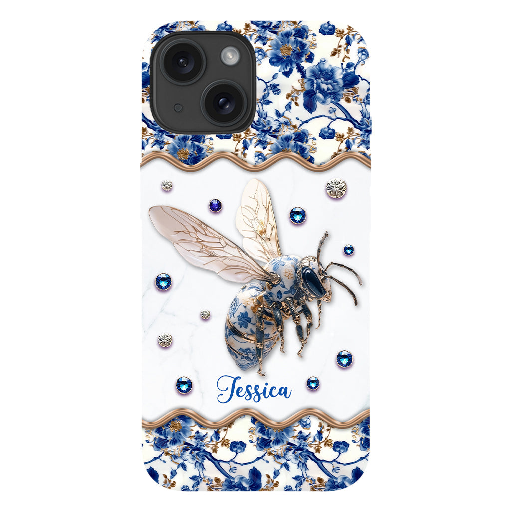 Toile de Jouy Abeille - Coque de téléphone personnalisée avec imprimé abeille
