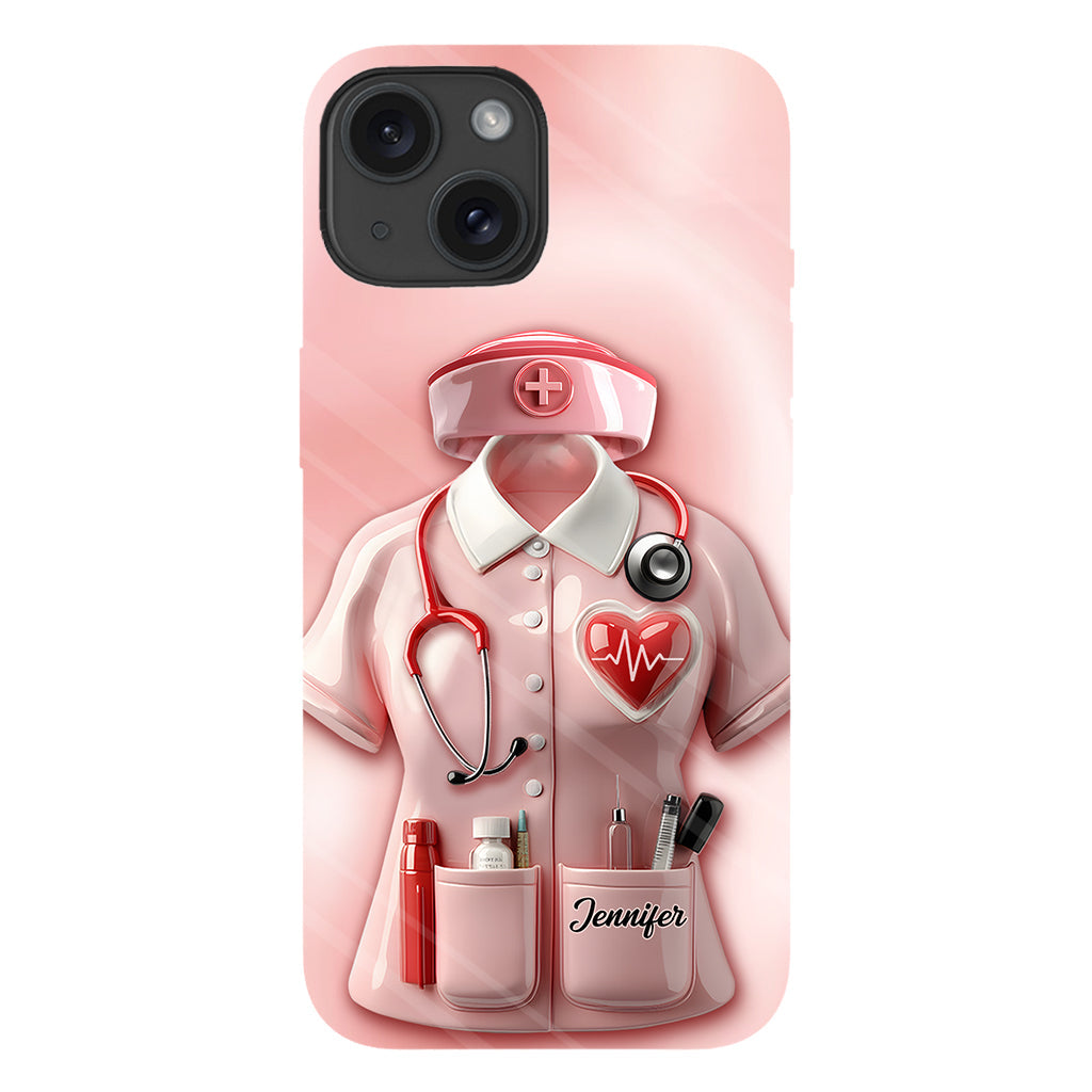 Nurses Are The Heart of Healthcare - Personalized Nurse Full Print Phone Case