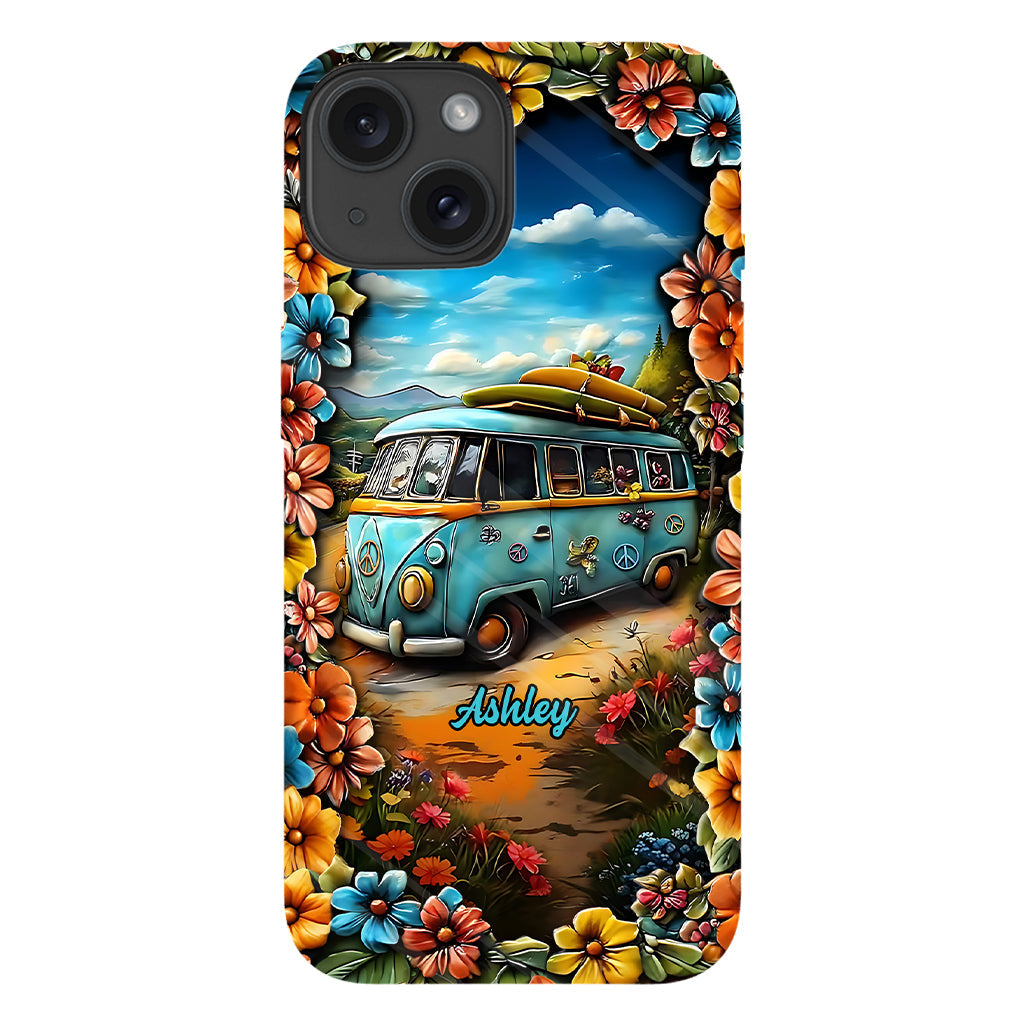Hippie Van - Personalized Hippie Full Print Phone Case