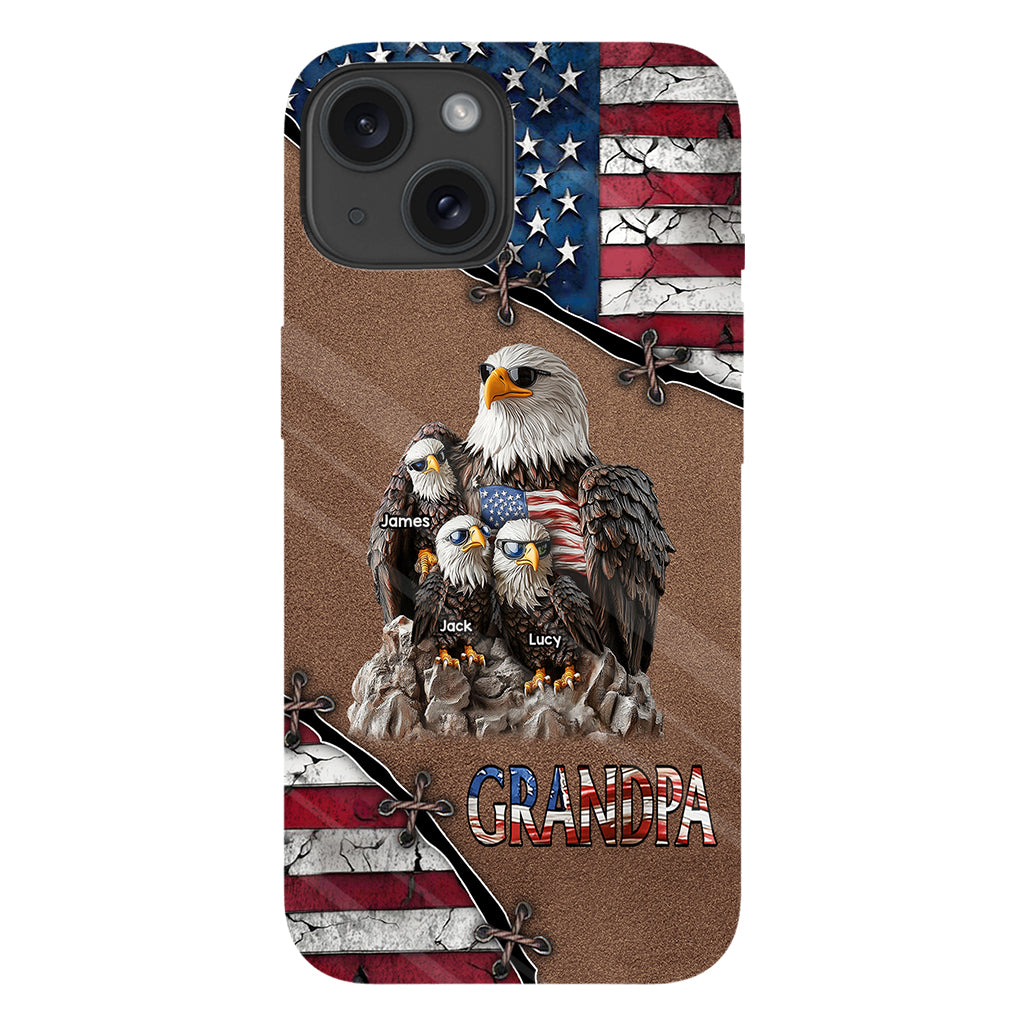 Strong Papa - Personalized Father Full Print Phone Case