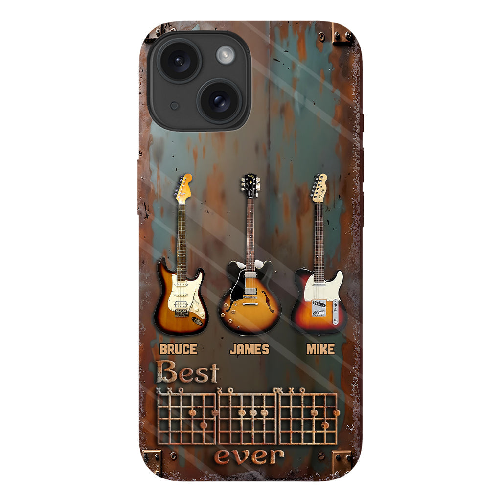 Best Guitar Dad Ever - Personalized Guitar Full Print Phone Case