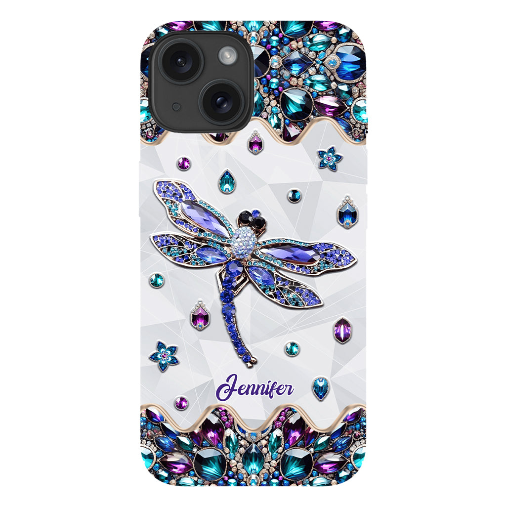 Love Dragonfly - Personalized Dragonfly Full Print Phone Case