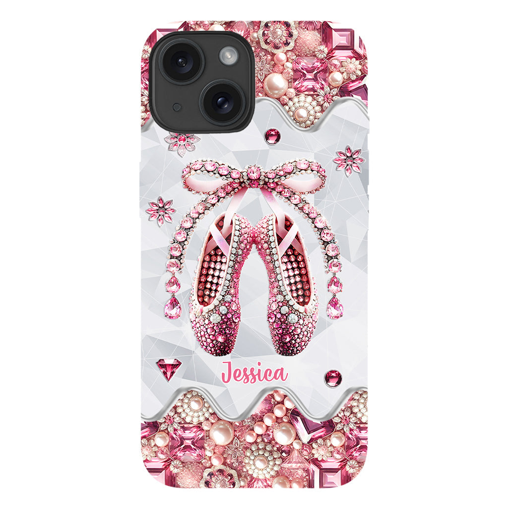 Coque de téléphone personnalisée Love Ballet - Impression intégrale sur le thème du ballet