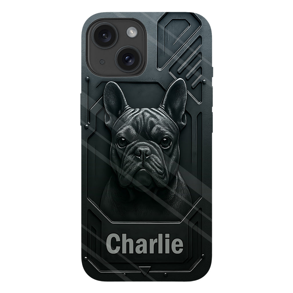 Meilleure maman/papa de chien - Coque de téléphone personnalisée avec impression intégrale de chien