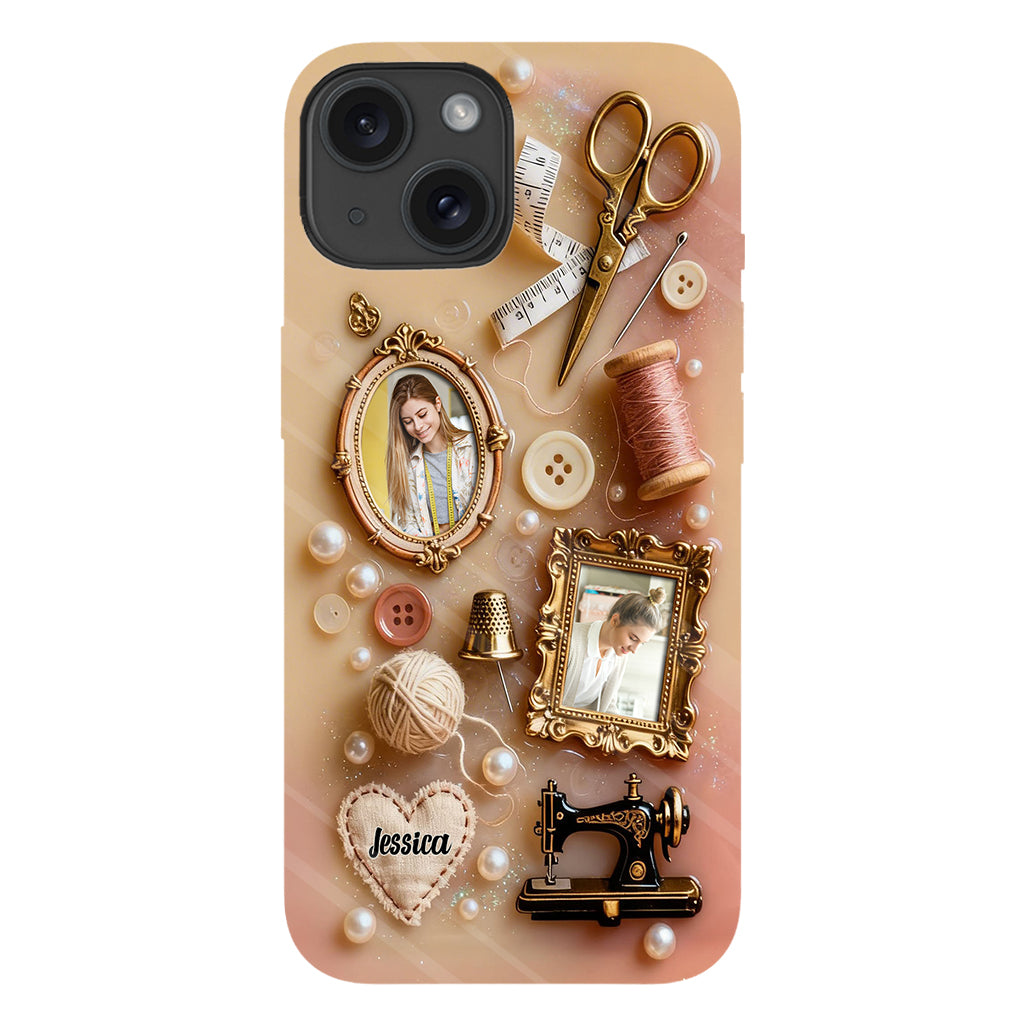 Love Sewing - Personalized Sewing Full Print Phone Case