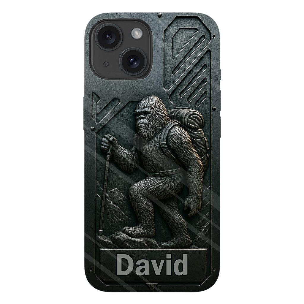 Sasquatch - Personalisierte Handyhülle mit Wandermotiv und Volldruck